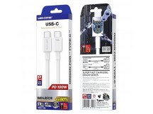 Кабель Type-C - Type-C WEKOME WDC-182 1m PD 100W Белый