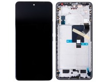 Дисплей для Xiaomi 12 Lite (2203129G) модуль с рамкой Черный - OR (SP)