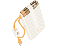 Внешний аккумулятор Hoco J127 mini PD20W 10000mAh Type-C/Type-C/Lightning (milky white)(229924)