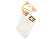 Внешний аккумулятор Hoco J127 mini PD20W 10000mAh Type-C/Type-C/Lightning (milky white)(229924)