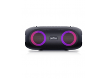 Колонка-Bluetooth Perfeo "WALLY" 20W, MP3 USB, FM, AUX, MIC, TWS, LED, 6000 мАч, черная
