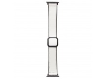 Ремешок - ApW38 Square buckle Apple Watch 38/40/41мм экокожа (white) (230523)