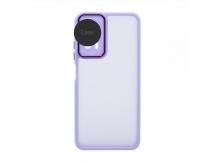 Чехол Protect Camera для Apple iPhone 12/6.1 (002) сиреневый