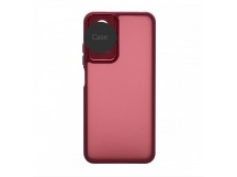Чехол Protect Camera для Apple iPhone 14/6.1 (004) бордовый