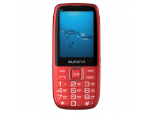 Мобильный телефон MAXVI B32 Red (3,2"/1,3МП/2000mAh)