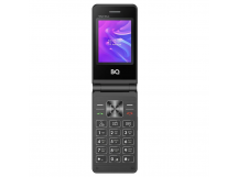 Мобильный телефон BQ 2412 Shell Duo раскладушка черный (2.4"+1.77"/800 mAh)