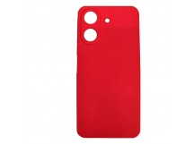 Чехол силиконовый Xiaomi Redmi 13С/Poco C65 Silicone Case красный