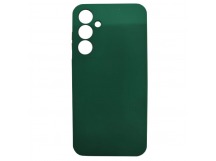 Чехол силиконовый Samsung A35 Silicone Case темно-зеленый