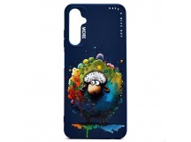Чехол-накладка - SC335 для "Samsung Galaxy A05s"  (овечка) (dark blue) (227944)