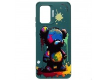 Чехол-накладка - SC335 для "Samsung Galaxy A32 4G"  (медведь) (dark green) (227163)