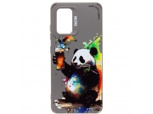 Чехол-накладка - SC335 для "Samsung Galaxy A32 4G"  (панда) (grey) (227160)