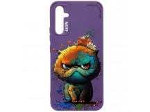 Чехол-накладка - SC335 для "Samsung Galaxy A34"  (кот) (violet) (227135)