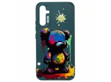 Чехол-накладка - SC335 для "Samsung Galaxy A34"  (медведь) (dark green) (227139)