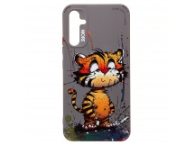 Чехол-накладка - SC335 для "Samsung Galaxy A34"  (тигр) (gray) (227137)