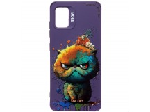 Чехол-накладка - SC335 для "Samsung Galaxy A51 4G"  (кот) (violet) (227147)