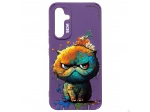 Чехол-накладка - SC335 для "Samsung Galaxy A54"  (кот) (violet) (227123)