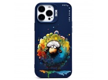 Чехол-накладка - SC335 для "Apple iPhone 13 Pro Max"  (овечка) (dark blue) (227056)