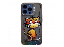Чехол-накладка - SC335 для "Apple iPhone 13 Pro"  (тигр) (gray) (227065)