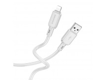 Кабель USB - Lightning BOROFONE BX94 Silicone (белый) 1м