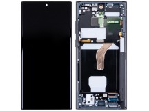 Дисплей для Samsung Galaxy S22 Ultra (S908B/S9080) модуль с рамкой Серый - OR (SP)