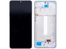 Дисплей для Samsung Galaxy A33 5G (A336B) модуль с рамкой Голубой - (OLED)