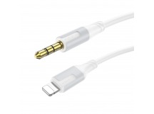 Кабель Lightning - 3.5mm Borofone BL19 Creator (повр. уп.) 100см   (white) (233265)