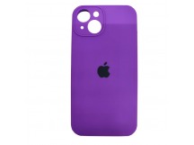 Чехол copy original силиконовый iPhone 14 (защита камеры) (24) фиолетовый