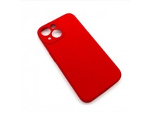 Чехол copy original силиконовый iPhone 15 (защита камеры) (19) красный