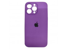 Чехол copy original силиконовый iPhone 15 Pro Max (защита камеры) (24) фиолетовый