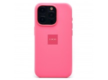 Чехол-накладка ORG Silicone Case SafeMag с анимацией для "Apple iPhone 15 Pro" (pink) (230174)