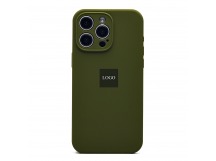Чехол-накладка Soft Touch с закрытой камерой для Apple iPhone 15 Pro Max (dark green) (230171)
