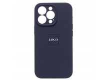 Чехол-накладка Soft Touch с закрытой камерой для Apple iPhone 15 Pro (dark blue) (230165)