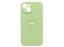 Чехол-накладка Soft Touch с закрытой камерой для Apple iPhone 15 (green) (230159)