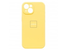 Чехол-накладка Soft Touch с закрытой камерой для Apple iPhone 15 (yellow) (230160)