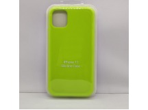 Чехол Silicone Case для iPhone 11 неоново-зеленый
