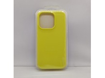 Чехол Silicone Case для iPhone 13 Pro Max желтый