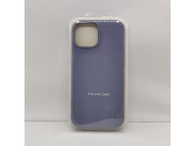 Чехол Silicone Case для iPhone 14 темно-лавандовый