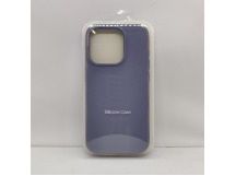 Чехол Silicone Case для iPhone 15 Pro Max темно-лавандовый