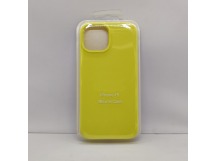 Чехол Silicone Case для iPhone 15 желтый