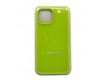 Чехол-накладка Silicone Case Apple iPhone 15 неоново-зеленый