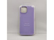Чехол Silicone Case для iPhone 15 пурпурный