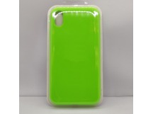 Чехол Silicone Case для iPhone XR салатовый