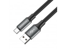 Кабель USB - Type-C Borofone BX82 (повр.уп) 100см 3A  (black) (233356)