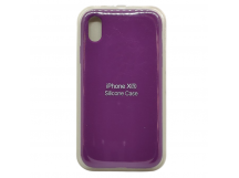 Чехол Silicone Case для iPhone XR сиреневый