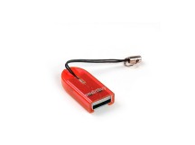 Картридер SMARTBUY 710 MicroSD красный