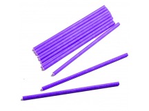 Палочки для леденцов 10см*0,2см (100шт) круглые бумажные фиолетовые 1/260уп