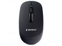 Мышь компьютерная беспроводная Gembird MUSW-365, 3кн, бесшумная, чёрная