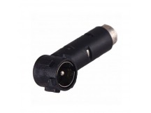 Переходник для автомобильной антенны Blaupunkt Г-образный (шт."Европа" - гн."Азия") пластик Rexant