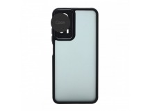 Чехол пластиковый iPhone 15 Pro Protect Camera с защитой камеры черный