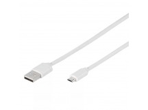 Кабель USB - Micro USB (1A/1m) белый